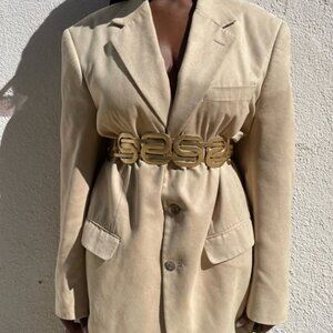 Zara Gold-Tone Chain Link Belt O/S